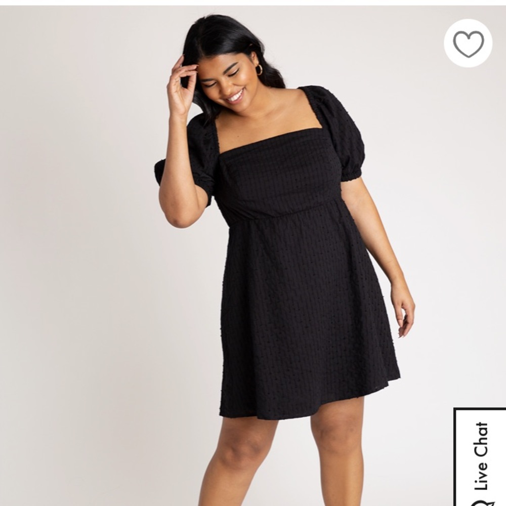 NWT ELOQUII 20W Puff Sleeve Dress